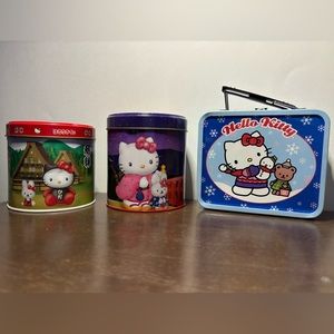 Hello Kitty tin boxes